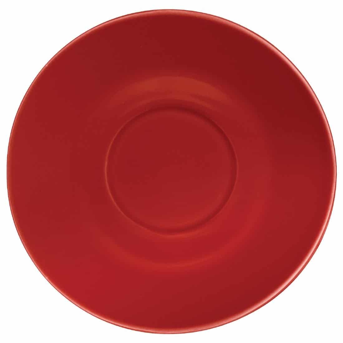 Olympia Cafe Saucers Red 158mm