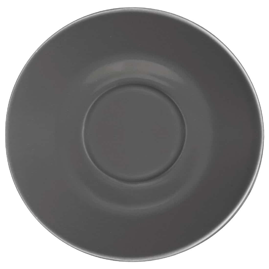 Olympia Cafe Saucers Charcoal 158mm