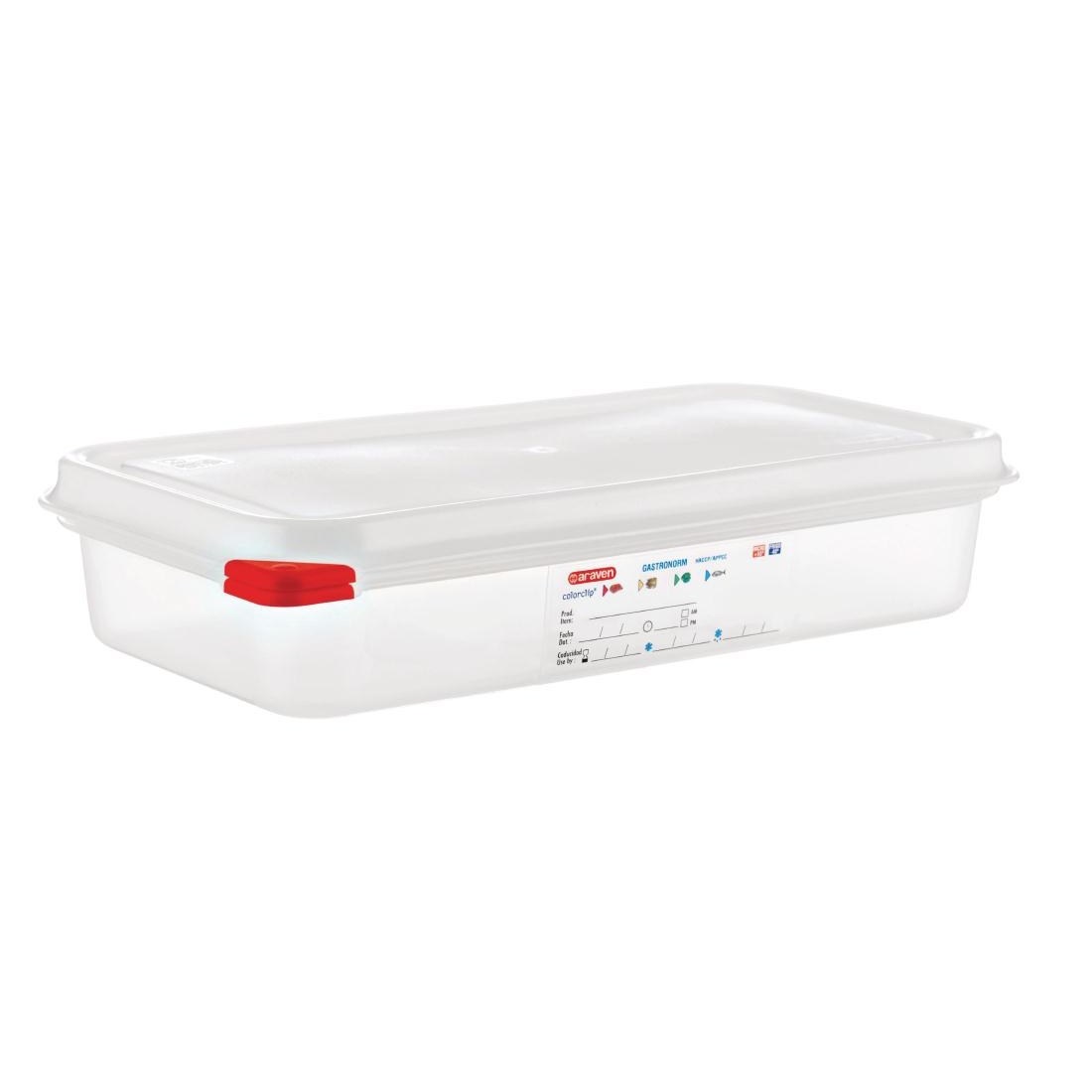 Araven 1/3 GN Food Containers 2.5Ltr With Lid