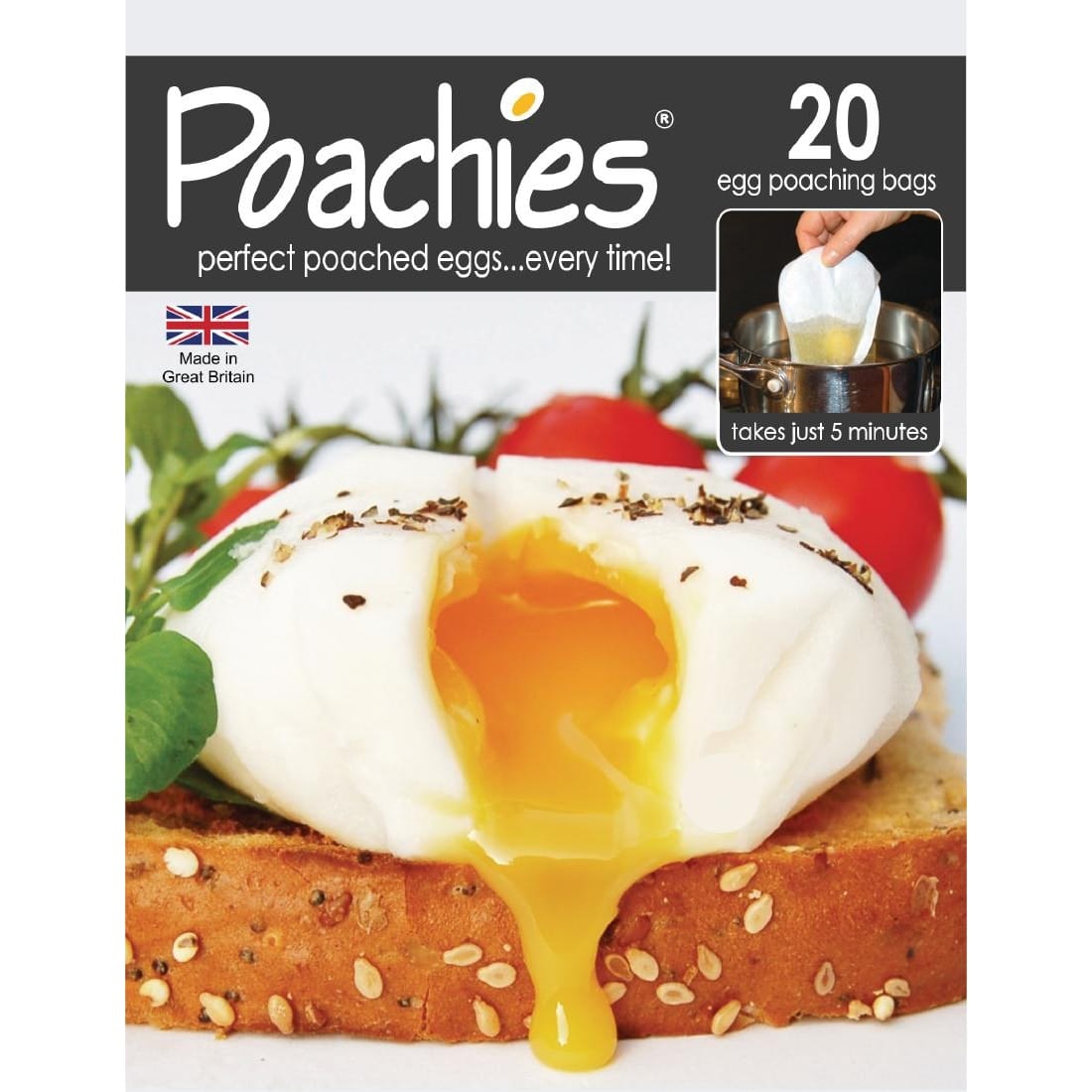 Poachies 20 Disposable Egg Poachers