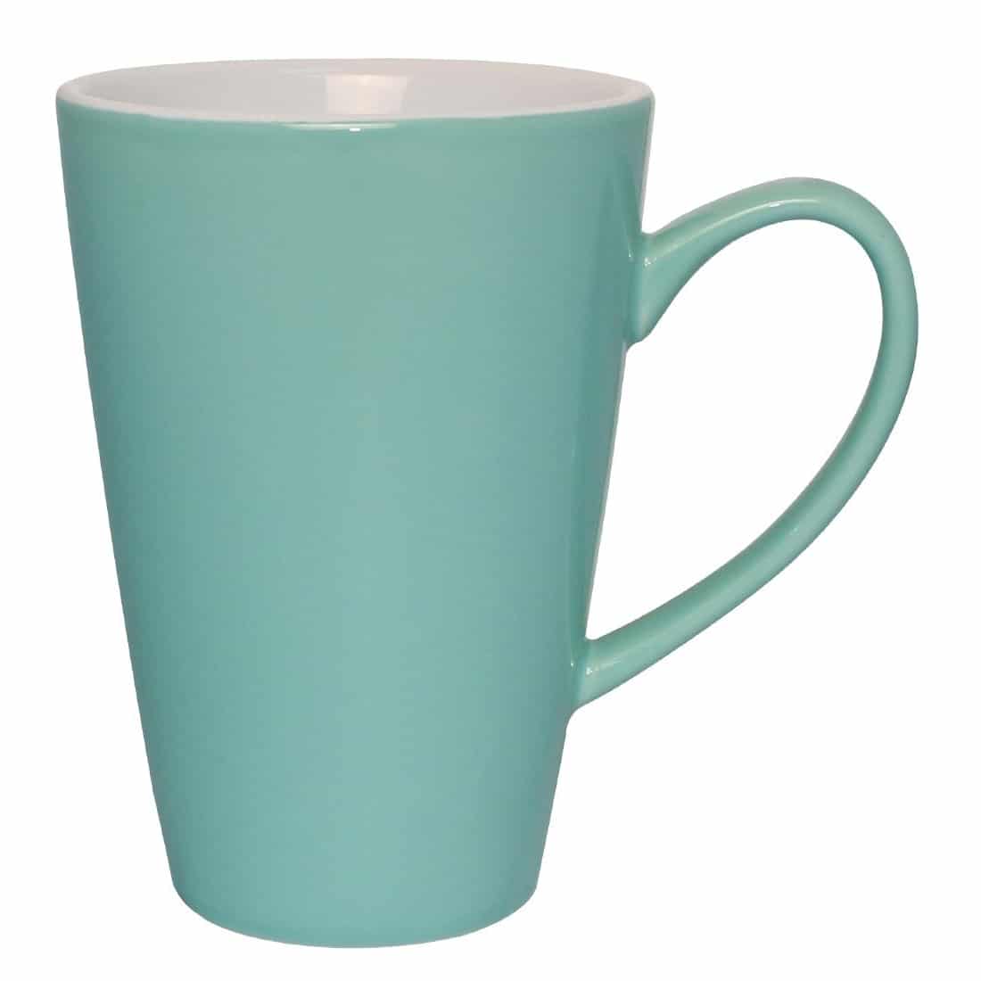 Olympia Cafe Latte Cups Aqua 454ml