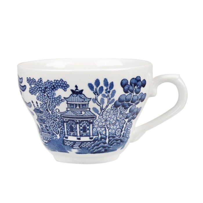 Churchill Vintage Prints Willow Georgian Teacup Blue 200ml