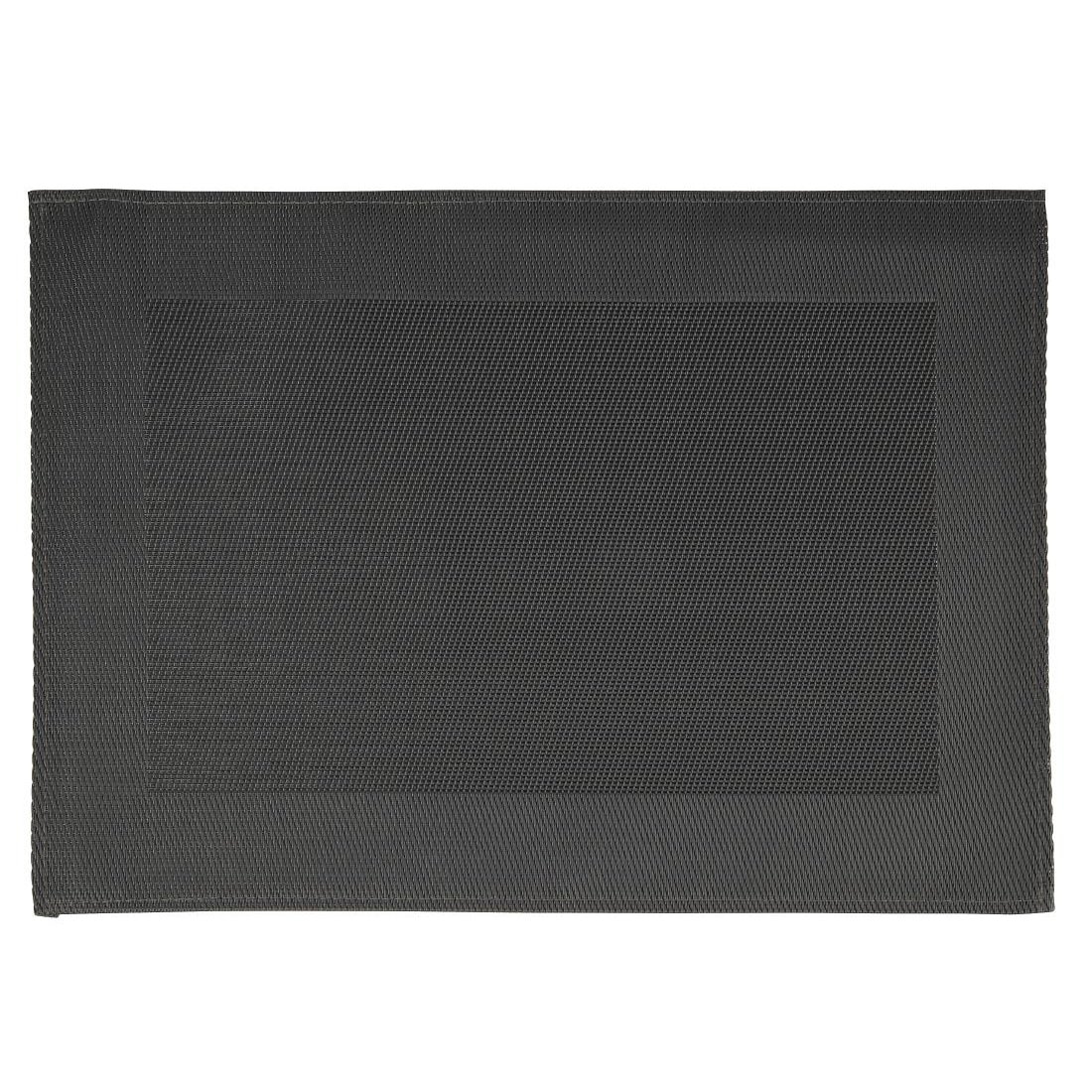 APS PVC Placemat Fine Band Frame Black