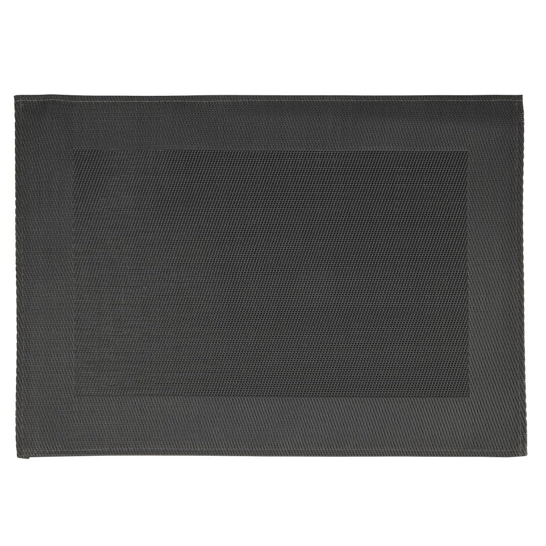 APS PVC Placemat Fine Band Frame Black