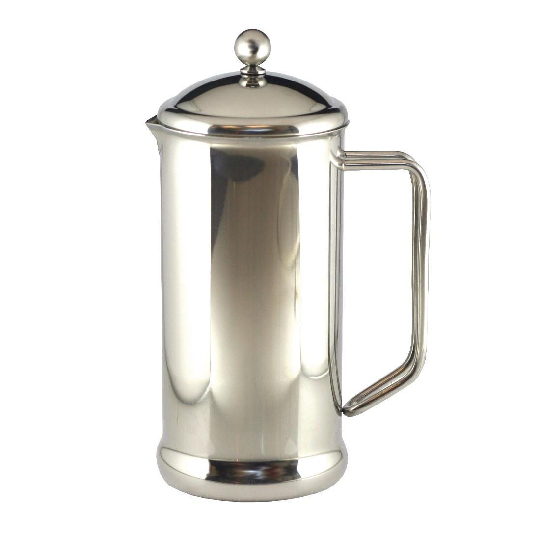 Cafetiere Stainless Steel Polished Finish 6 Cup