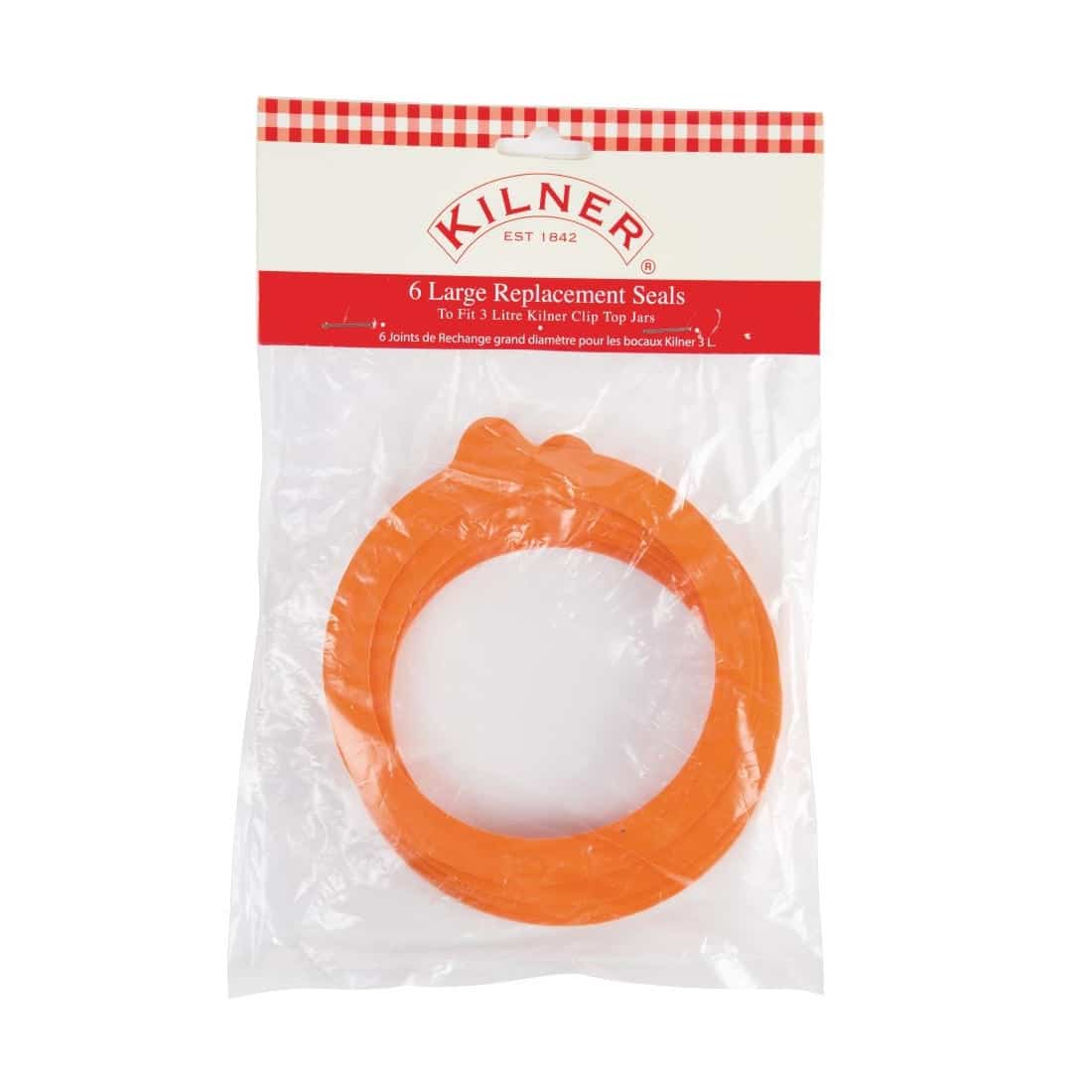 Kilner Spare Rubber  Seals for Clip Top Jars 3Ltr