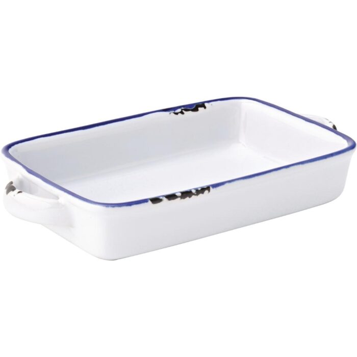 Utopia Avebury Blue Small Rectangular Dish 175mm