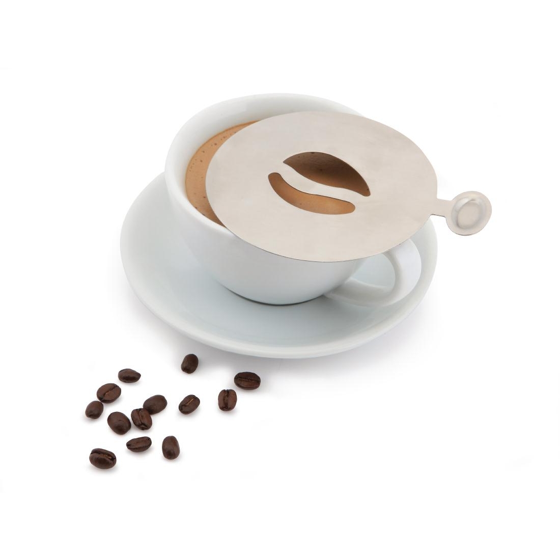 Coffee Stencil Coffee Bean Design