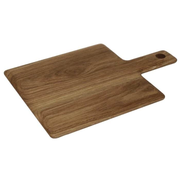 Olympia Oak Handled Wooden Board Small