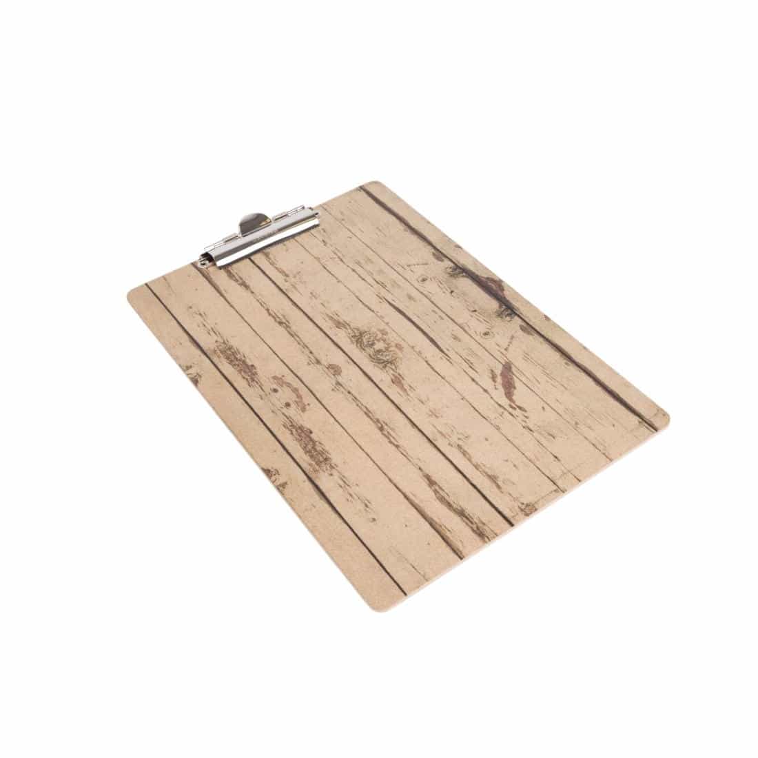 Olympia Wood Effect Menu Clipboard A4