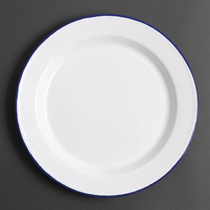 Olympia Enamel Dinner Plates 245mm