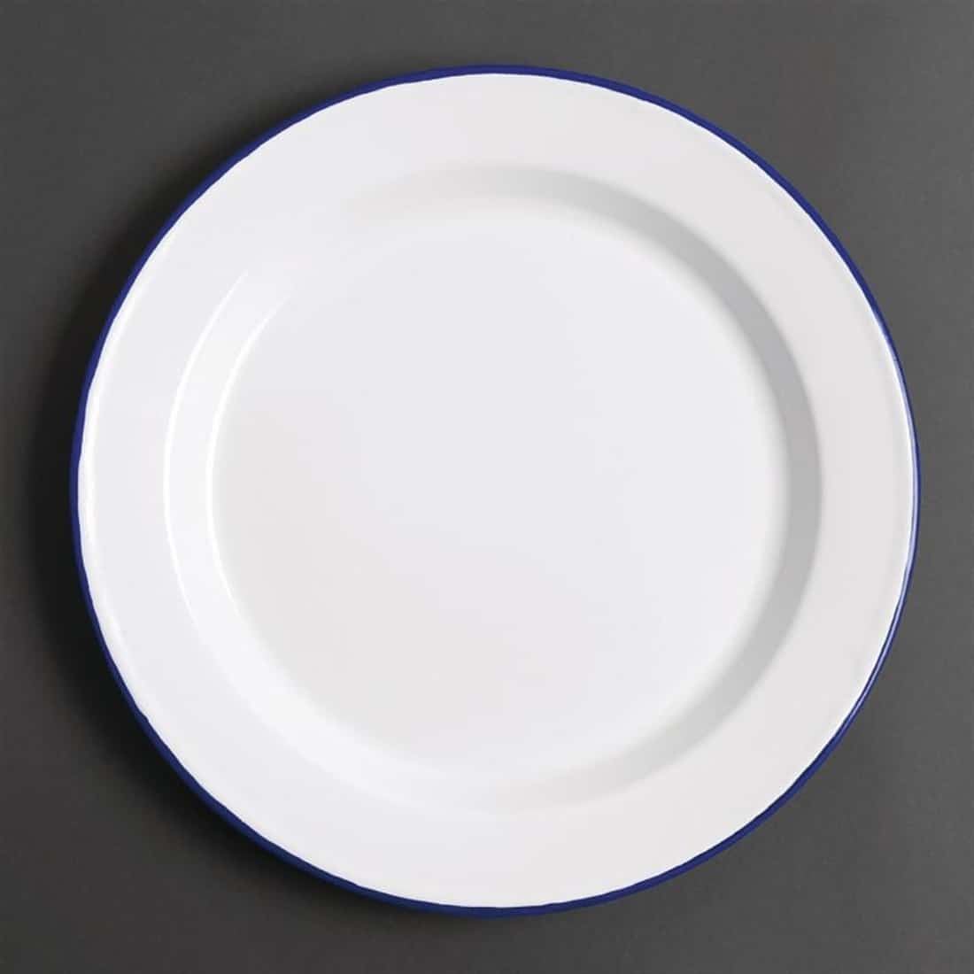 Olympia Enamel Dinner Plates 245mm