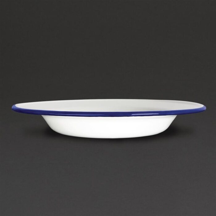 Olympia Enamel Soup Plates 245mm