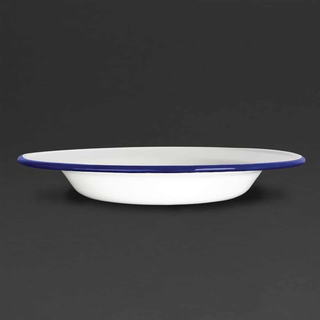 Olympia Enamel Soup Plates 245mm