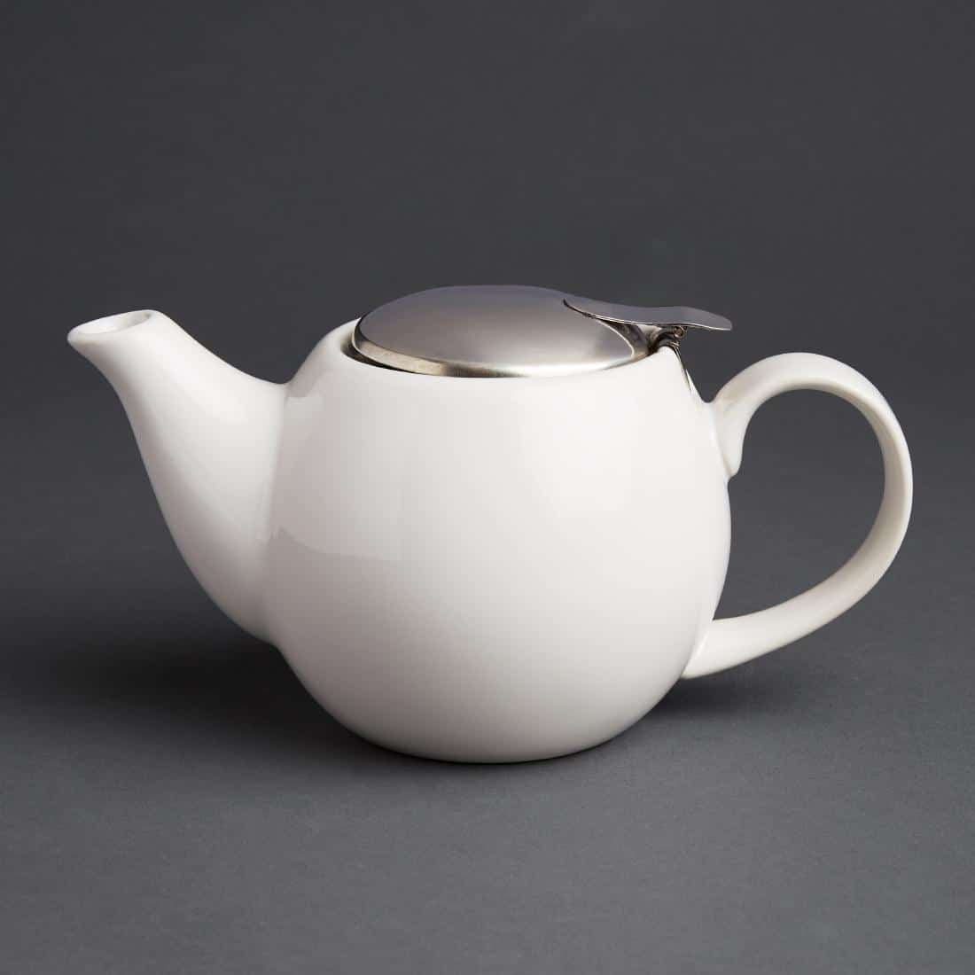 Olympia Cafe Teapot 510ml White