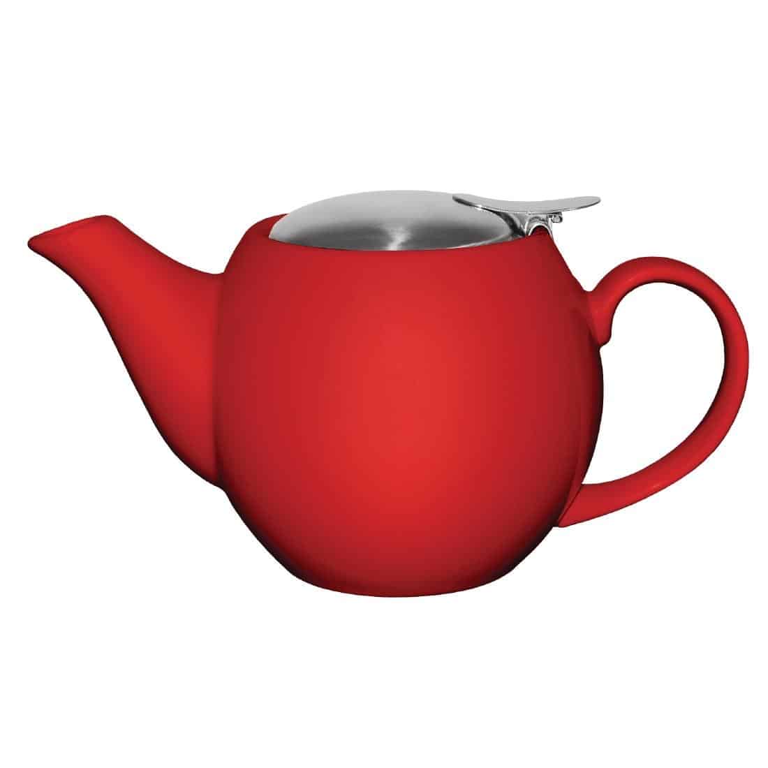 Olympia Cafe Teapot 510ml Red