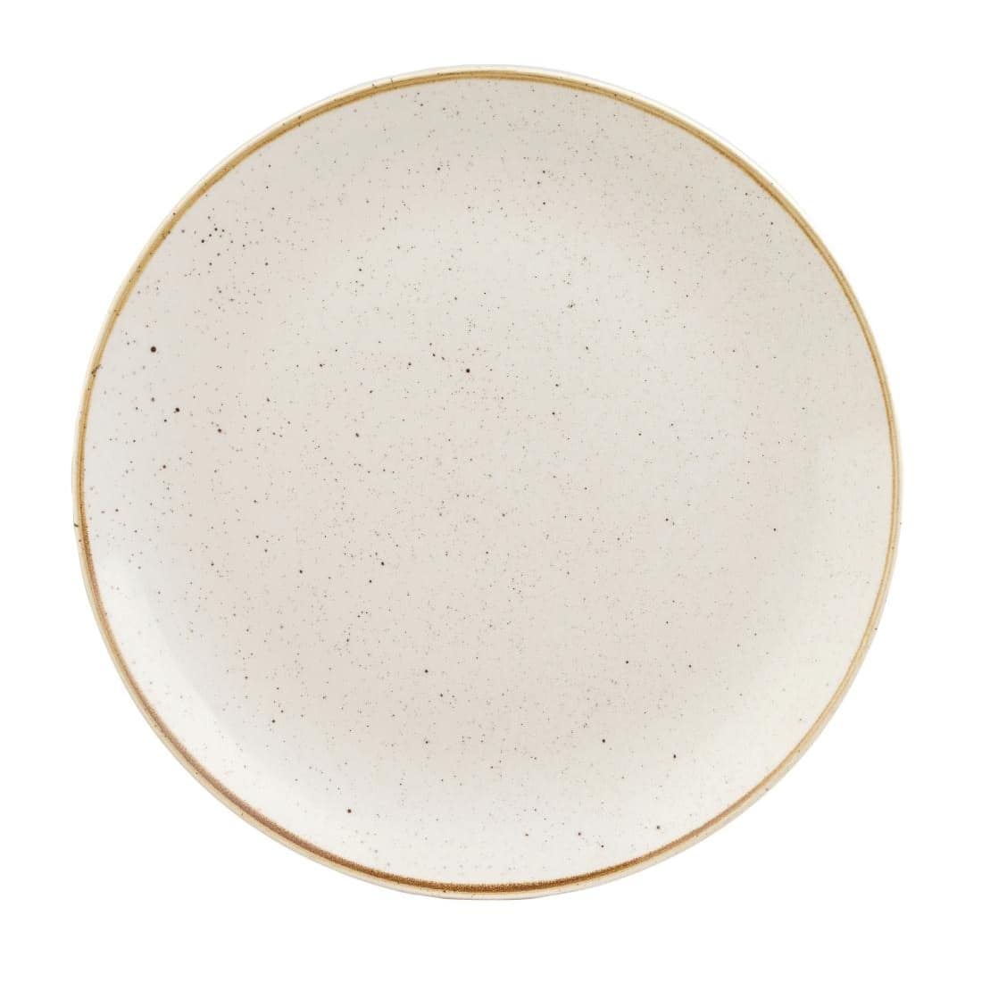 Churchill Stonecast Round Coupe Plate Barley White 295mm