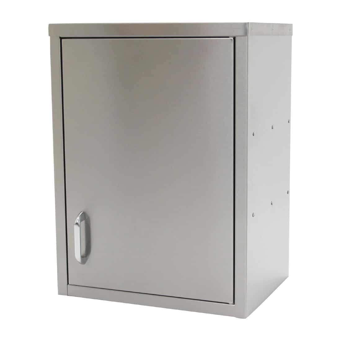 Parry Stainless Steel Hinged Wall Cupboard 600mm