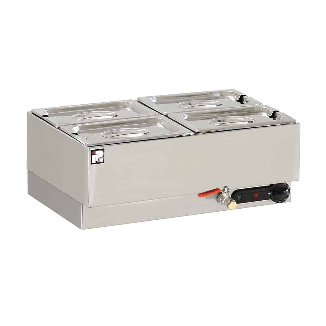 Parry 4 Pot Gastronorm Bain Marie GBM4W