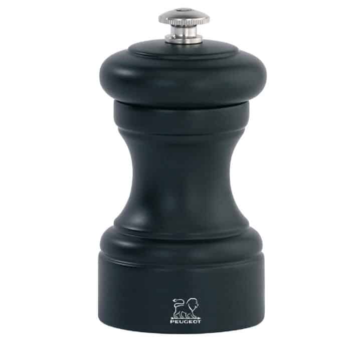 Peugeot Bistro Black Salt Mill 4in