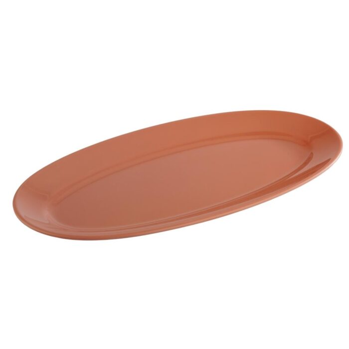 APS Tierra Terracotta Effect Oval Platter 400mm