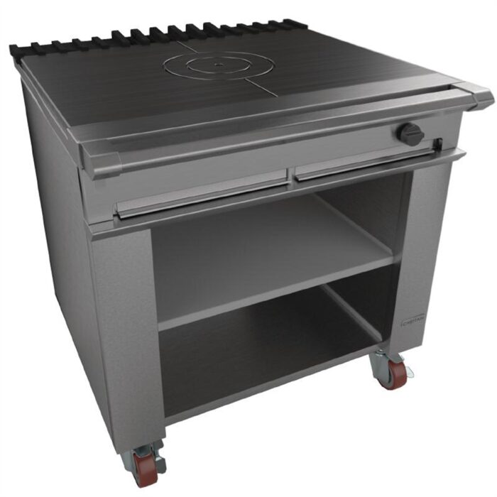 Falcon Chieftain Single Bullseye Solid Top Boiling Table, Castors LPG G1026BX