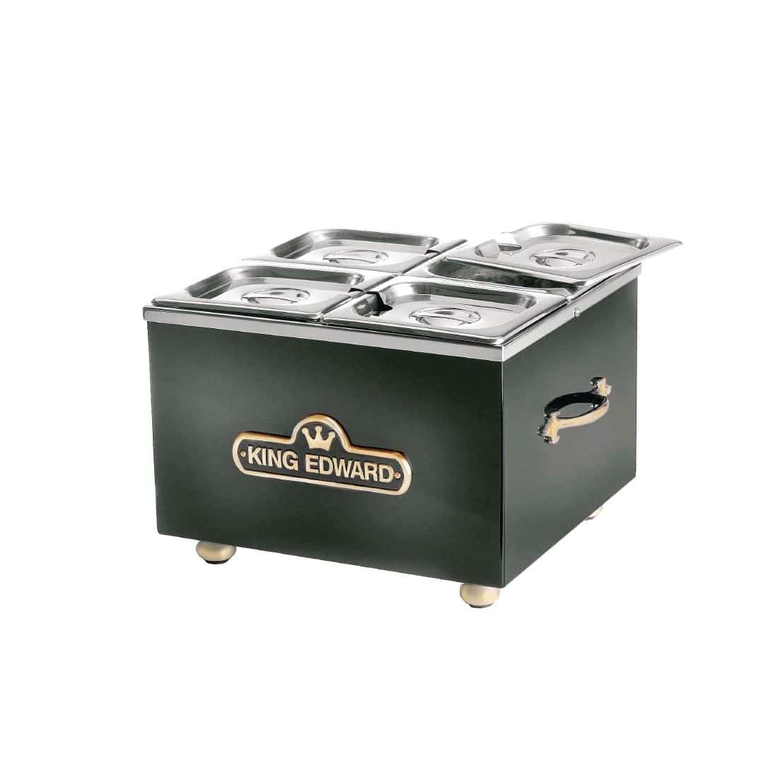 King Edward Small Bain Marie Black BM1V/BLK