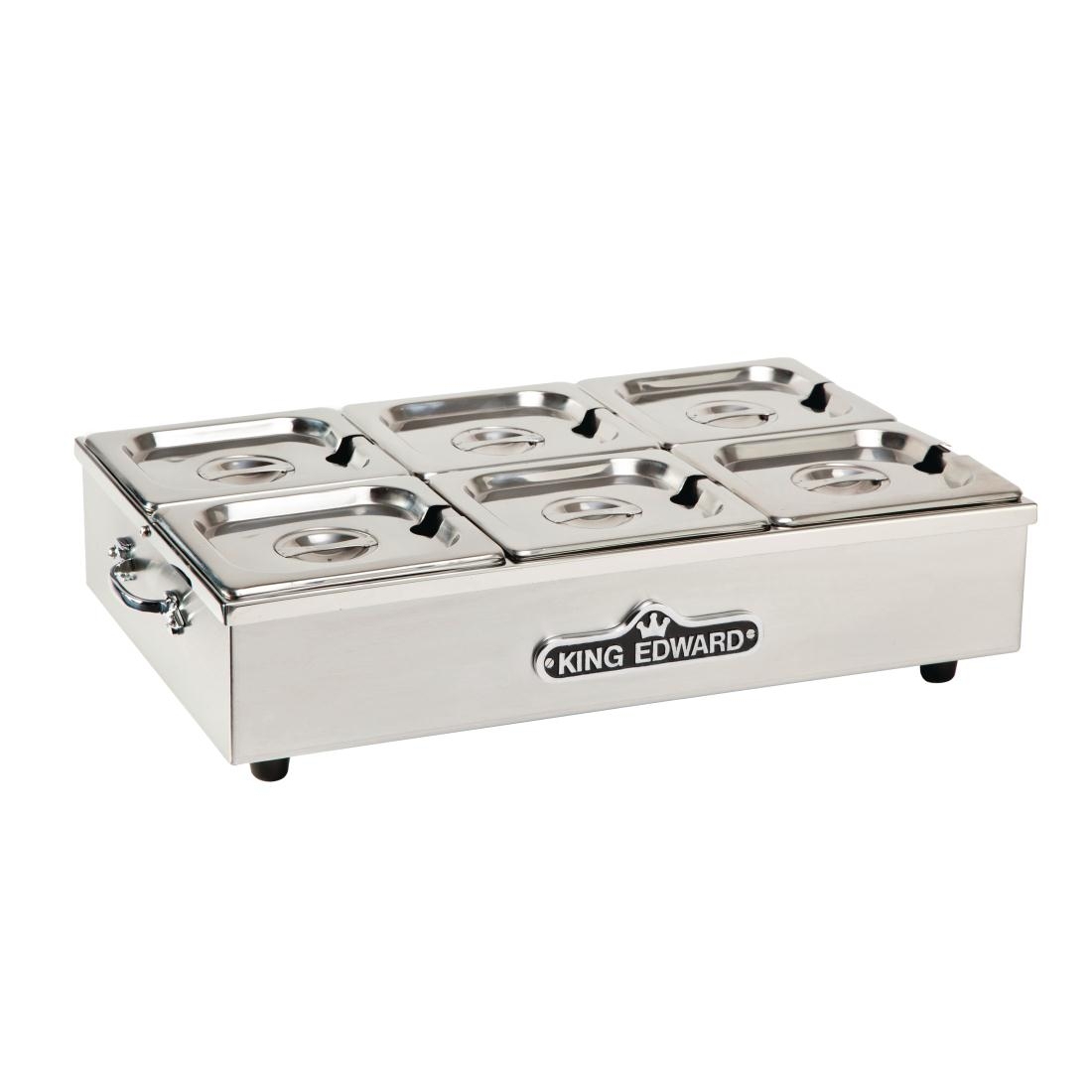 King Edward Large Cold Server Stainless Steel