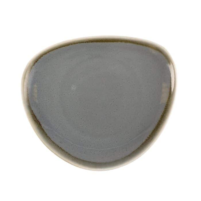 Olympia Kiln Triangular Plate Ocean 165mm