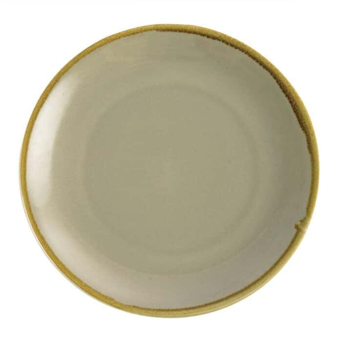 Olympia Kiln Round Plate Moss 280mm