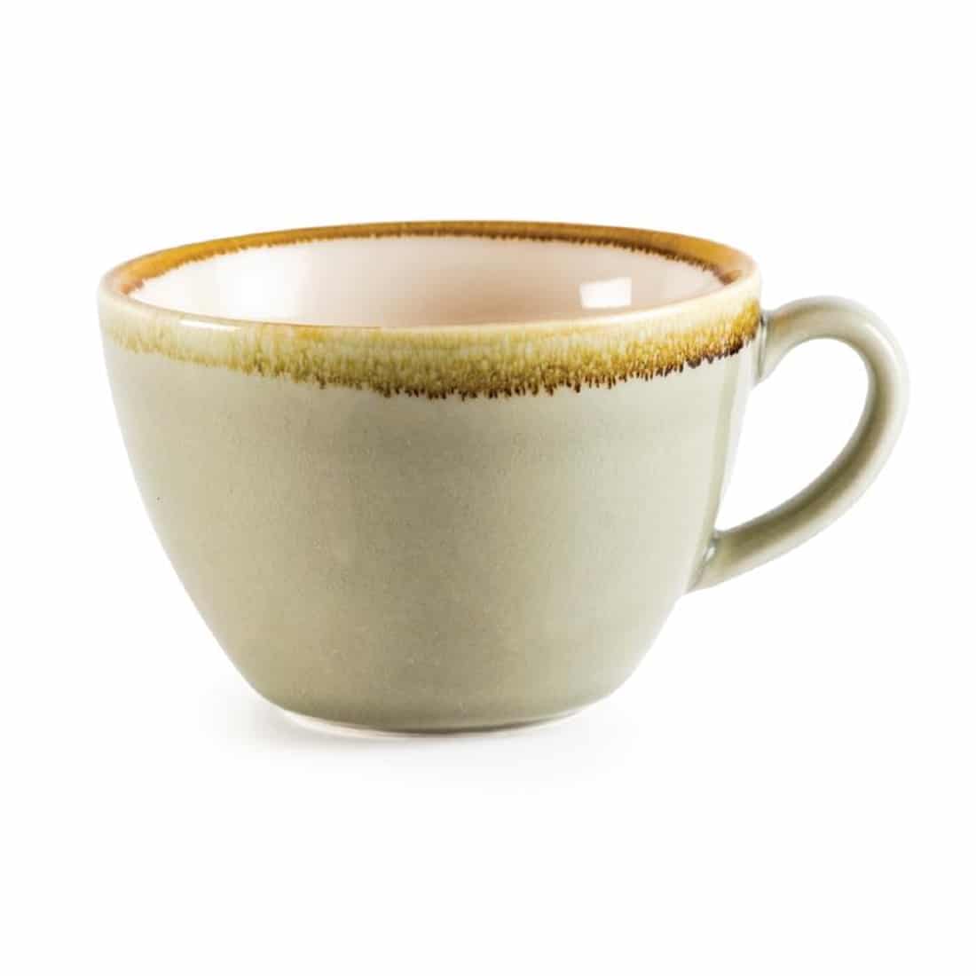 Olympia Kiln Cappuccino Cup Moss 340ml