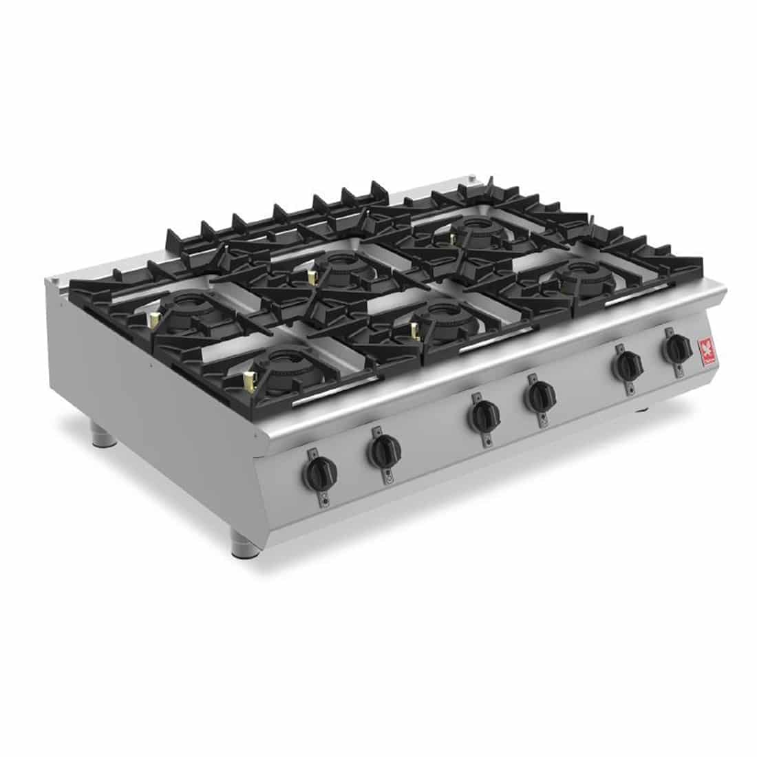 Falcon F900 Six Burner Countertop Boiling Hob Natural Gas G90126B