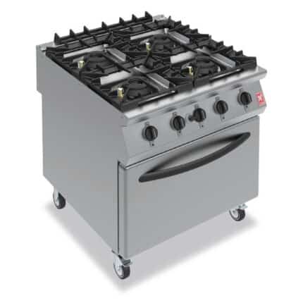 Falcon F900 Four Burner Oven Range on Castors Propane Gas G9184A