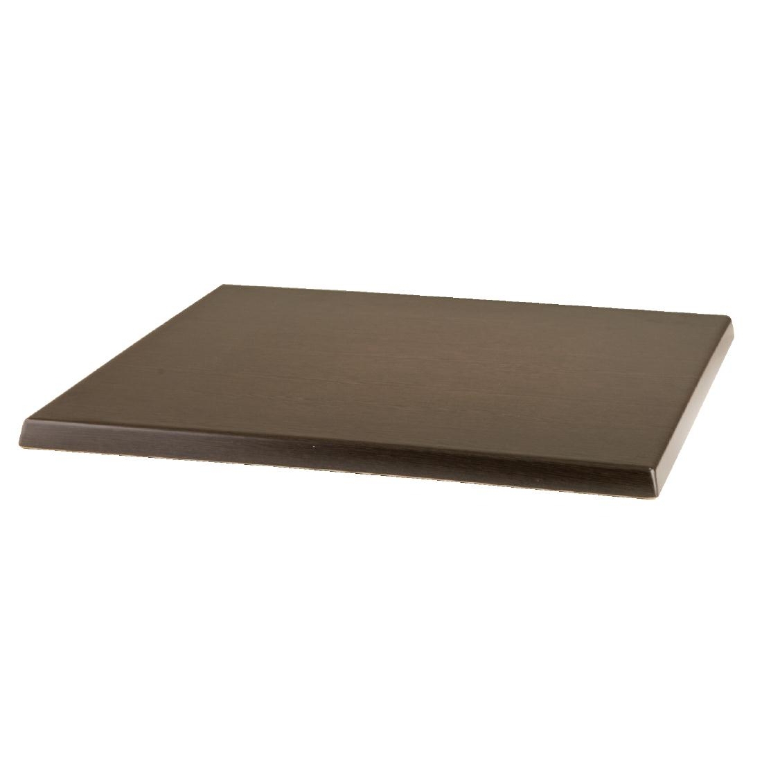 Werzalit Pre-drilled Square Table Top  Wenge 800mm