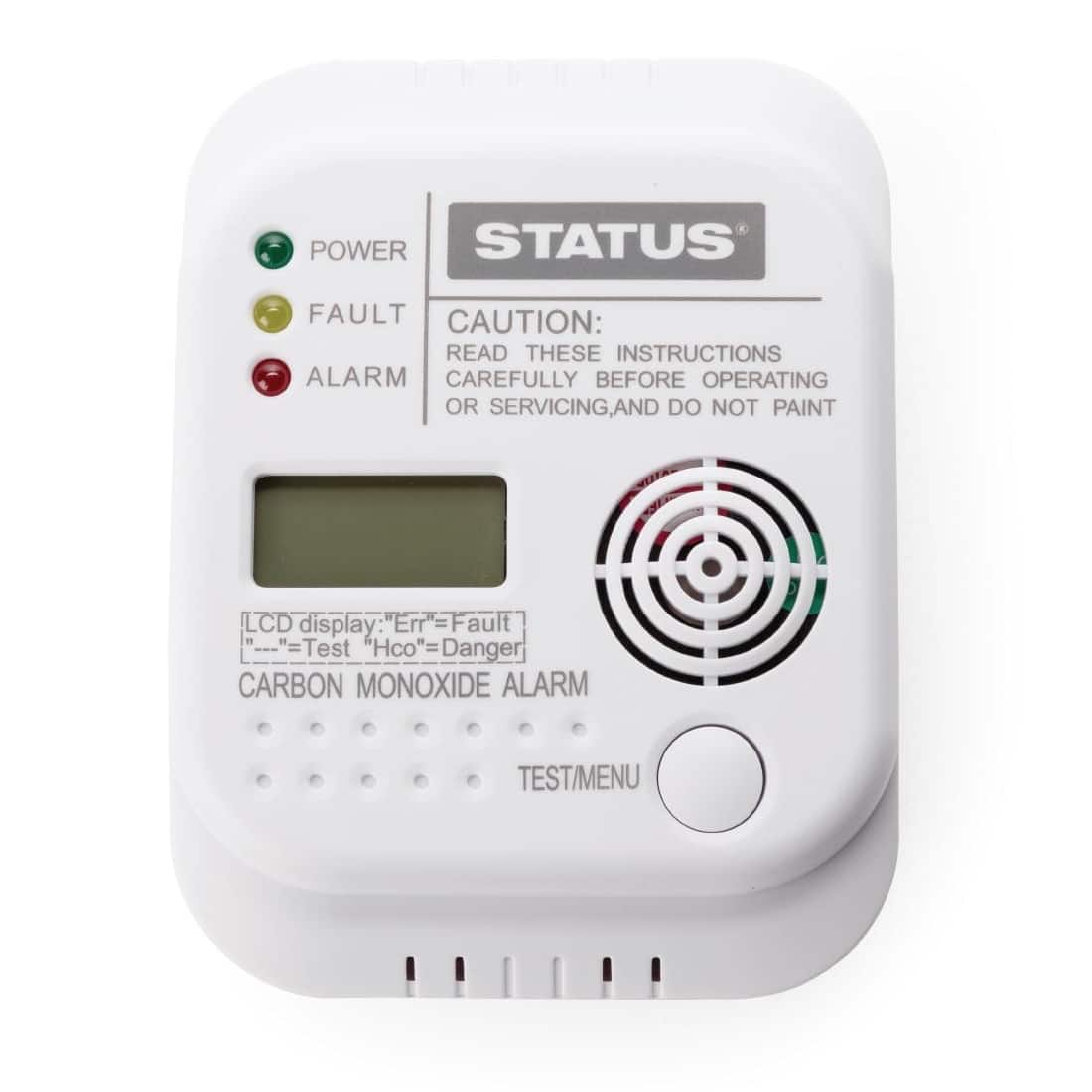 Status Carbon Monoxide CO Digital Alarm