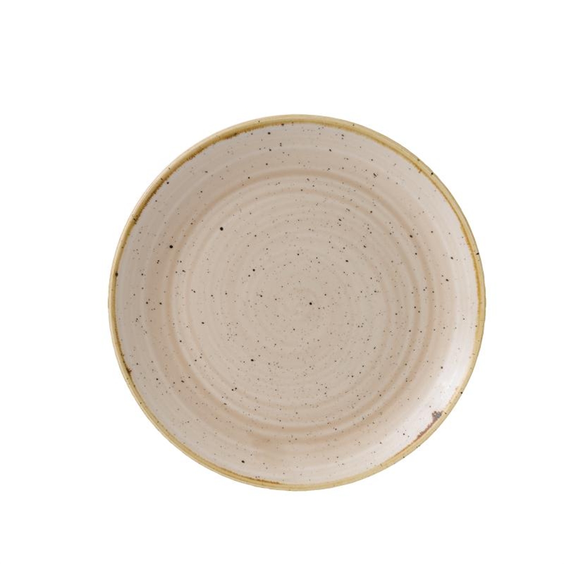 Churchill Stonecast Coupe Plate Nutmeg Cream 217mm