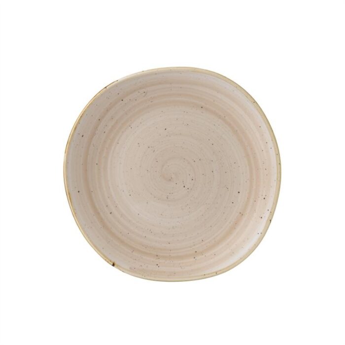 Churchill  Stonecast Round Plate Nutmeg Cream 264mm