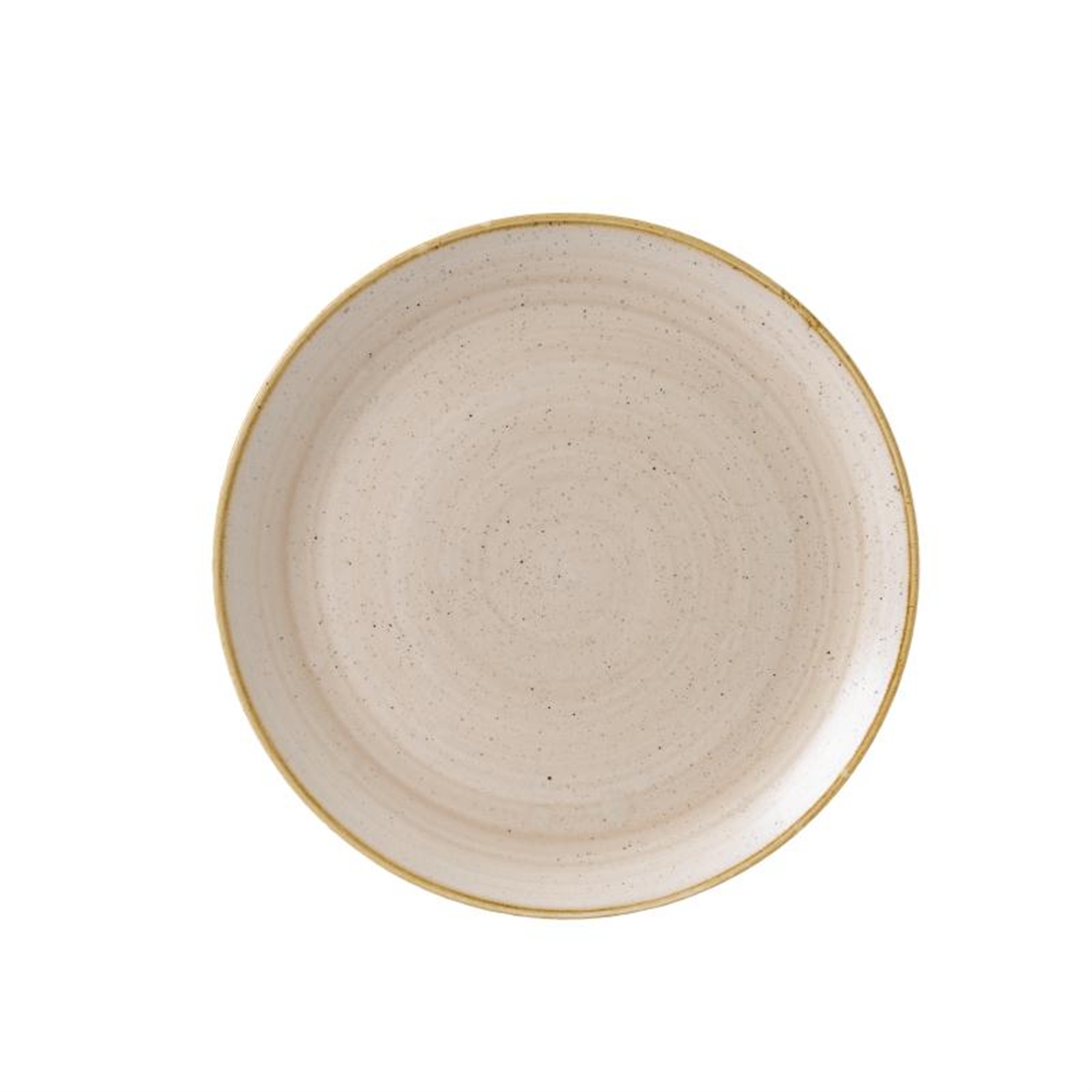Churchill Stonecast Round Coupe Plate Nutmeg Cream 324mm