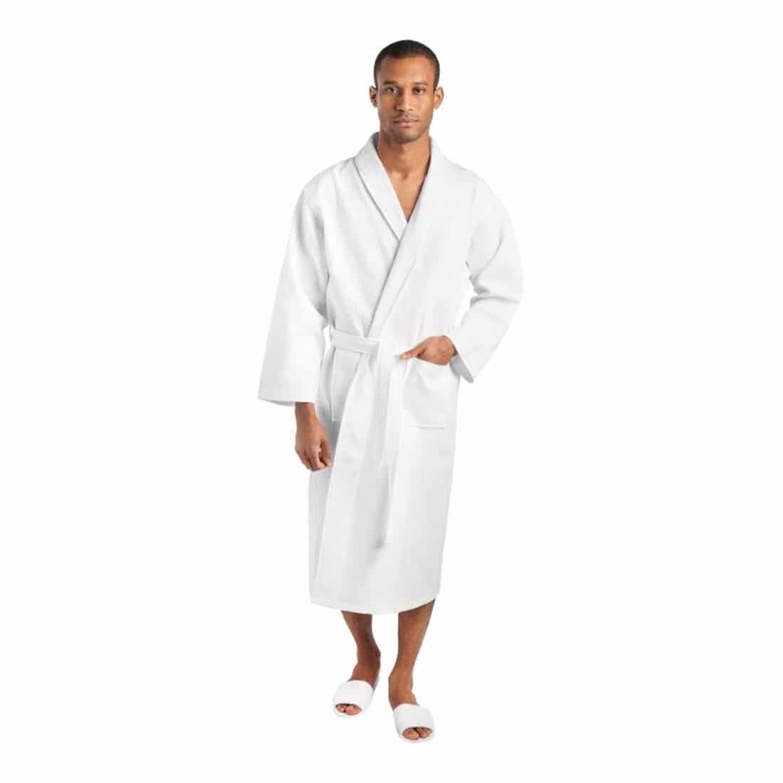 Mitre Comfort Langley Bathrobe White Large