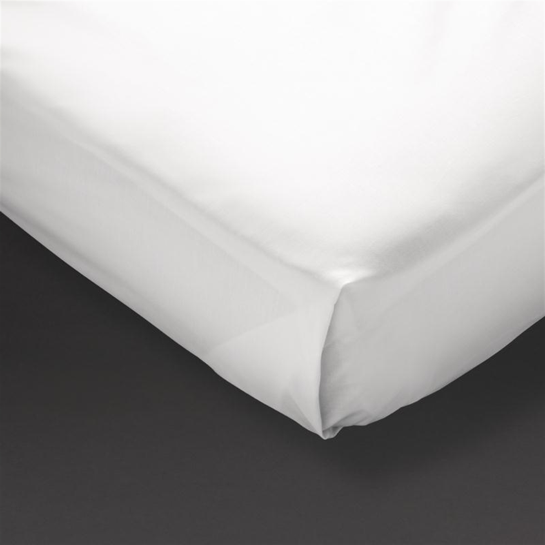 Mitre Comfort Percale Flat Sheet White Single