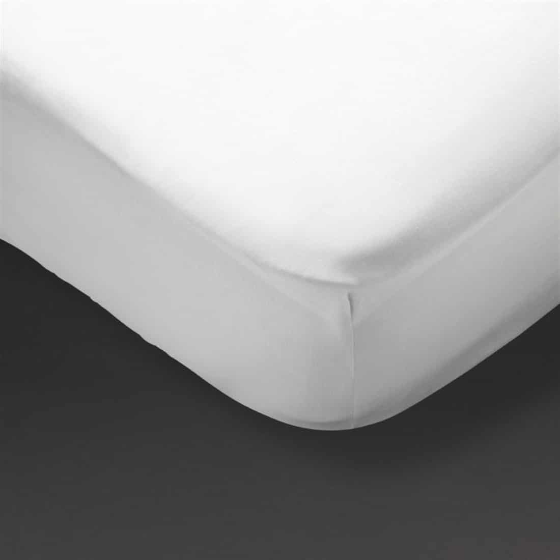 Mitre Essentials Pyramid Fitted Sheet White Single