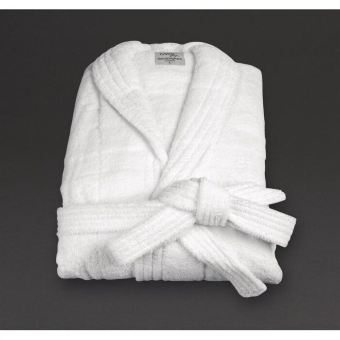 Mitre Comfort Sandringham Bathrobe White Large