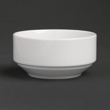Royal Porcelain Classic White Stackable Soup Bowl 110mm