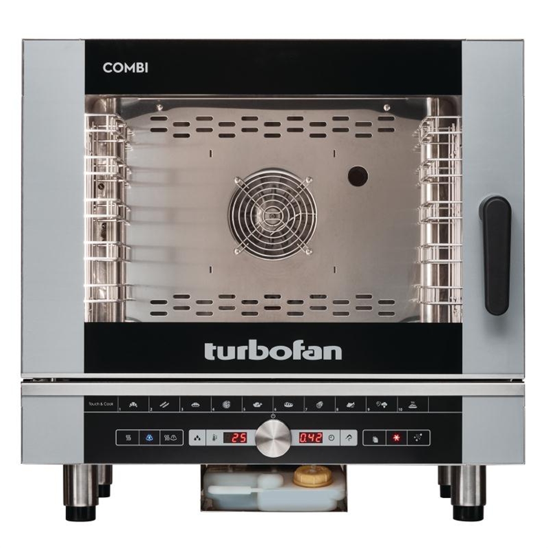 Blue Seal Turbofan 5 Grid Touch Control Combi Oven With Auto Wash EC40D5