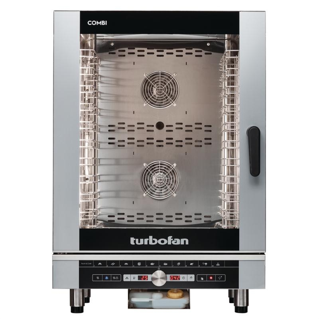 Blue Seal Turbofan 10 Grid Touch Control Combi Oven with Auto Wash EC40D10