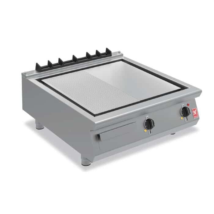 Falcon F900 800mm Half-Ribbed Steel Griddle E9581R