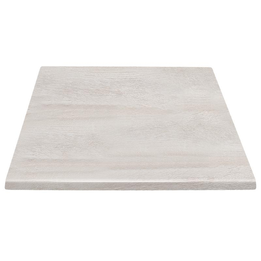 Bolero Pre-drilled Square Table Top Whitewash 600mm