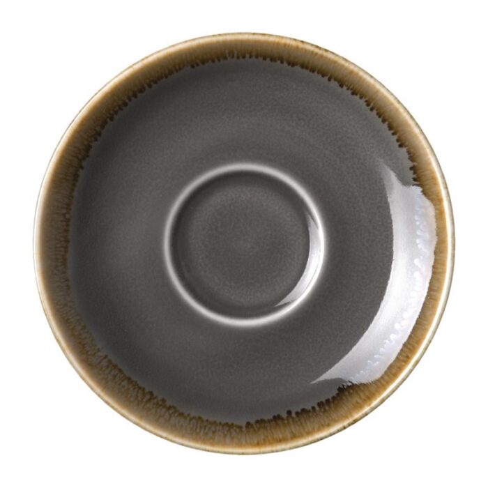 Olympia Kiln Espresso Saucer Smoke