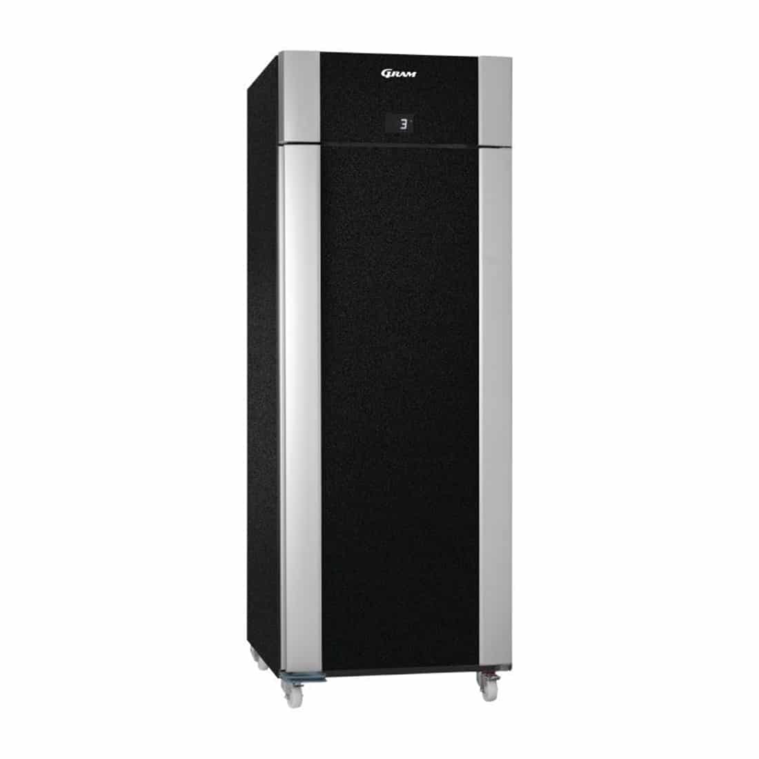 Gram Eco Twin 1 Door 614Ltr Fridge Black K 82 BCG C1 4N