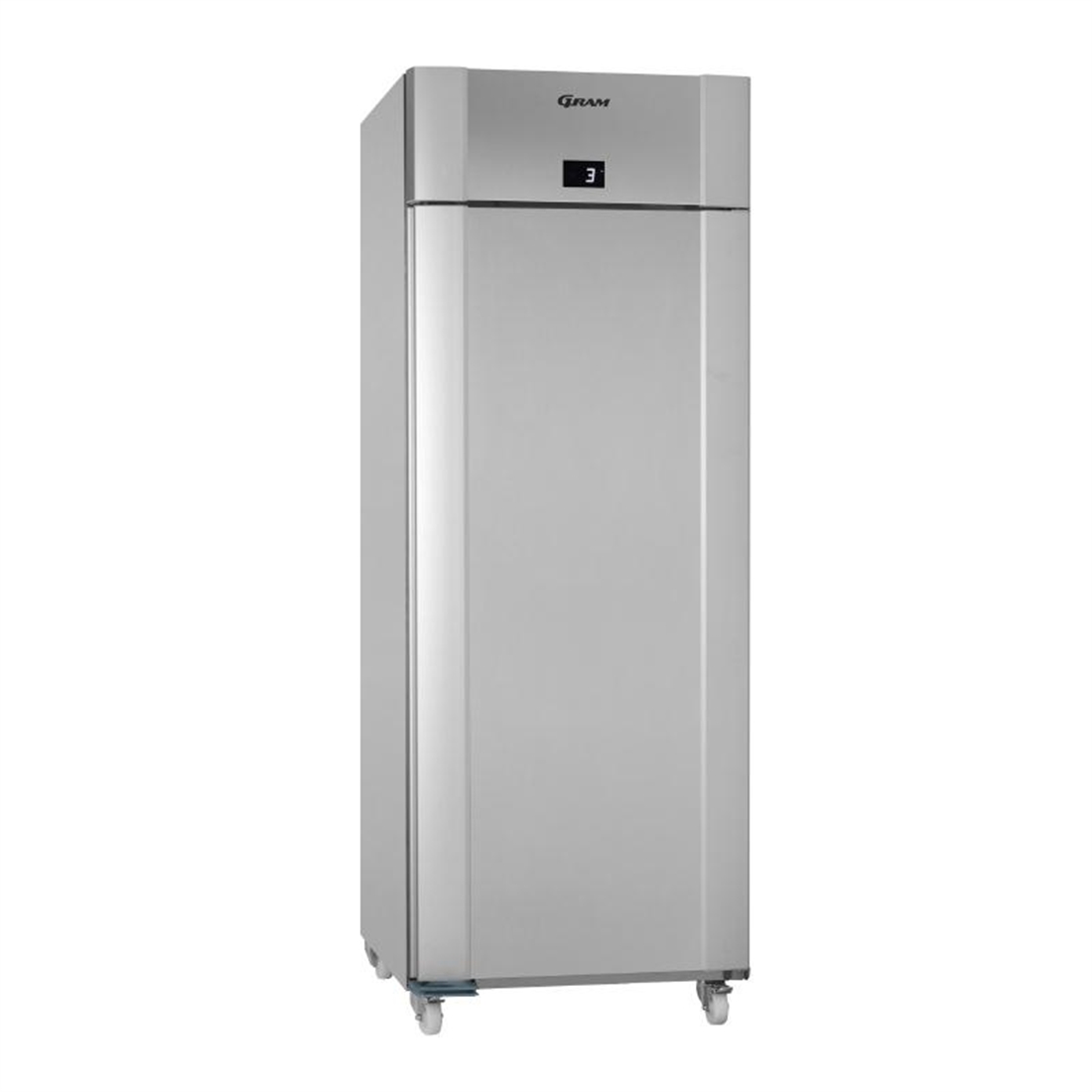 Gram Eco Twin 1 Door 601Ltr Freezer Vario Silver F 82 RAG C1 4N